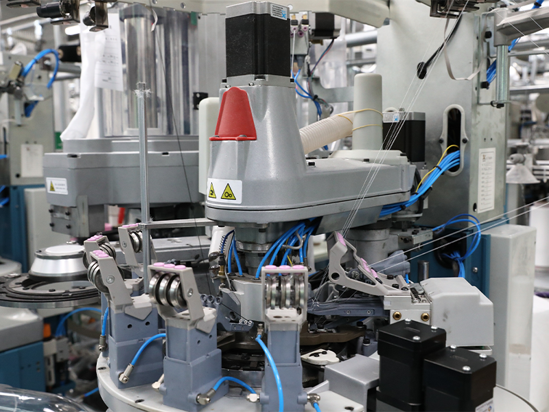 自動縫頭翻襪多功能一體襪機